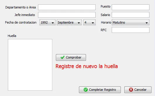 Sistema de Control de Asistencia - JCheckTime — imagen 4 de 6