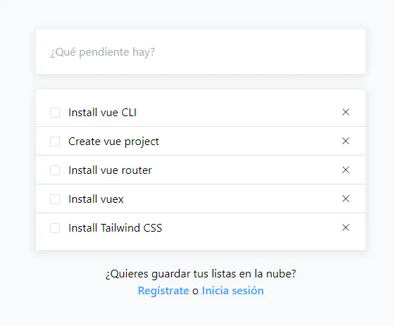 Vue To-Do List — imagen 1 de 4
